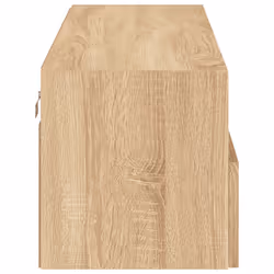vidaXL TV Wall Cabinet Wall-mounted TV Cabinet Sonoma Oak Engineered Wood - Additional view 7