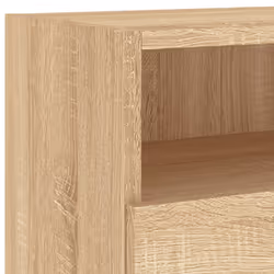 vidaXL TV Wall Cabinets Floating TV Unit 2 pcs Sonoma Oak Engineered Wood - Additional view 9