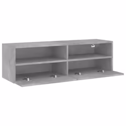 vidaXL TV Wall Cabinet Wall-mounted TV Cabinet Concrete Grey Engineered Wood - Additional view 5