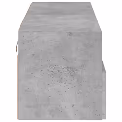 vidaXL TV Wall Cabinet Wall-mounted TV Cabinet Concrete Grey Engineered Wood - Additional view 7