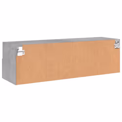 vidaXL TV Wall Cabinet Wall-mounted TV Cabinet Concrete Grey Engineered Wood - Additional view 8