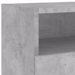 vidaXL TV Wall Cabinet Wall-mounted TV Cabinet Concrete Grey Engineered Wood - Additional view 9