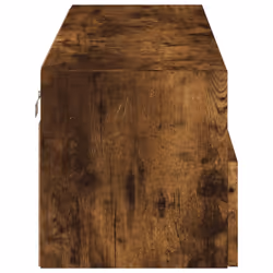 vidaXL TV Wall Cabinet Wall-mounted TV Cabinet Smoked Oak Engineered Wood - Additional view 7
