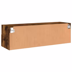 vidaXL TV Wall Cabinet Wall-mounted TV Cabinet Smoked Oak Engineered Wood - Additional view 8