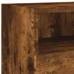 vidaXL TV Wall Cabinet Wall-mounted TV Cabinet Smoked Oak Engineered Wood - Additional view 9