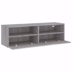 vidaXL TV Wall Cabinet Wall-mounted TV Cabinet Grey Sonoma Engineered Wood - Additional view 5
