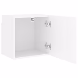 vidaXL TV Wall Cabinets Wall Mounted TV Units 2 pcs White Engineered Wood - Additional view 6