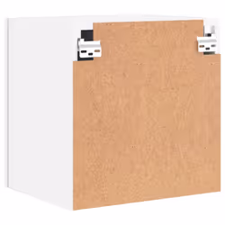 vidaXL TV Wall Cabinets Wall Mounted TV Units 2 pcs White Engineered Wood - Additional view 9