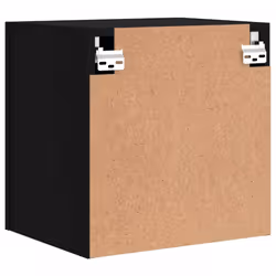 vidaXL TV Wall Cabinets Wall Mounted TV Units 2 pcs Black Engineered Wood - Additional view 9