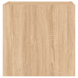 vidaXL TV Wall Cabinet Floating TV Unit TV Cabinet Sonoma Oak Engineered Wood - Additional view 6