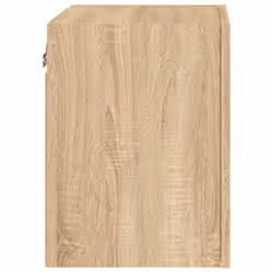 vidaXL TV Wall Cabinet Floating TV Unit TV Cabinet Sonoma Oak Engineered Wood - Additional view 7
