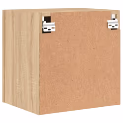 vidaXL TV Wall Cabinets Floating TV Unit 2 pcs Sonoma Oak Engineered Wood - Additional view 9