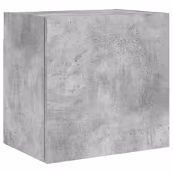 vidaXL TV Wall Cabinets Floating TV Unit 2 pcs Concrete Grey Engineered Wood - Additional view 5