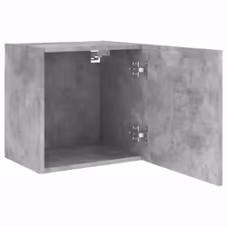vidaXL TV Wall Cabinets Floating TV Unit 2 pcs Concrete Grey Engineered Wood - Additional view 6
