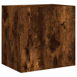 vidaXL TV Wall Cabinets Floating TV Unit 2 pcs Smoked Oak Engineered Wood - Additional view 5