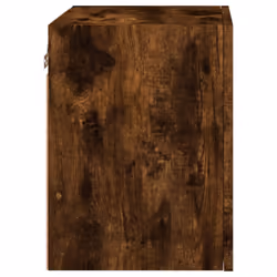 vidaXL TV Wall Cabinets Floating TV Unit 2 pcs Smoked Oak Engineered Wood - Additional view 8
