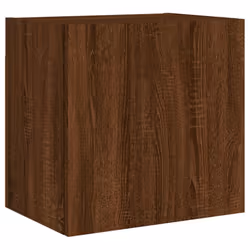vidaXL TV Wall Cabinets Wall Mounted TV Units 2 pcs Brown Oak Engineered Wood - Additional view 5