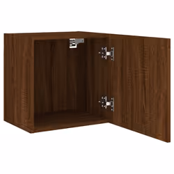 vidaXL TV Wall Cabinets Wall Mounted TV Units 2 pcs Brown Oak Engineered Wood - Additional view 6