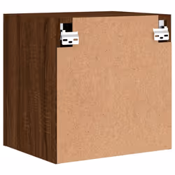 vidaXL TV Wall Cabinets Wall Mounted TV Units 2 pcs Brown Oak Engineered Wood - Additional view 9