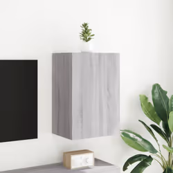 vidaXL TV Wall Cabinet Wall-mounted TV Cabinet Grey Sonoma Engineered Wood