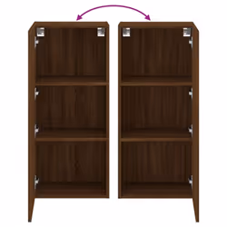 vidaXL TV Wall Cabinet Wall-mounted TV Cabinet Stand Brown Oak Engineered Wood - Additional view 9