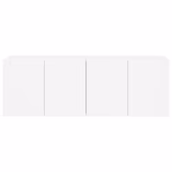 vidaXL TV Cabinets Wall-mounted Floating TV Unit Floating Shelves TV Stand - white, 60 x 30 x 41 cm/ 2 pcs - Additional view 6