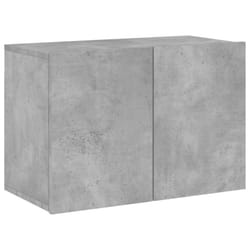 vidaXL TV Cabinets Wall-mounted Floating TV Unit Floating Shelves TV Stand - concrete grey, 60 x 30 x 41 cm/ 1 pcs