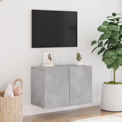vidaXL TV Cabinets Wall-mounted Floating TV Unit Floating Shelves TV Stand - concrete grey, 60 x 30 x 41 cm/ 1 pcs
