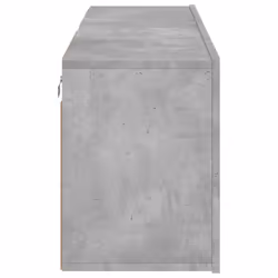 vidaXL TV Cabinets Wall-mounted Floating TV Unit Floating Shelves TV Stand - concrete grey, 60 x 30 x 41 cm/ 2 pcs - Additional view 7