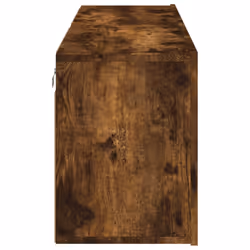 vidaXL TV Cabinets Wall-mounted Floating TV Unit Floating Shelves TV Stand - smoked oak, 60 x 30 x 41 cm/ 2 pcs - Additional view 7