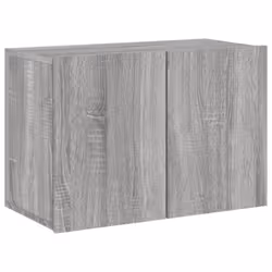 vidaXL TV Cabinets Wall-mounted Floating TV Unit Floating Shelves TV Stand - grey sonoma, 60 x 30 x 41 cm/ 1 pcs