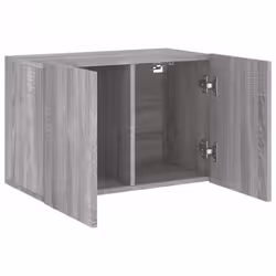 vidaXL TV Cabinets Wall-mounted Floating TV Unit Floating Shelves TV Stand - grey sonoma, 60 x 30 x 41 cm/ 1 pcs - Additional view 4