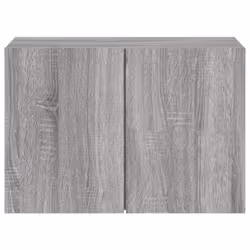 vidaXL TV Cabinets Wall-mounted Floating TV Unit Floating Shelves TV Stand - grey sonoma, 60 x 30 x 41 cm/ 1 pcs - Additional view 5