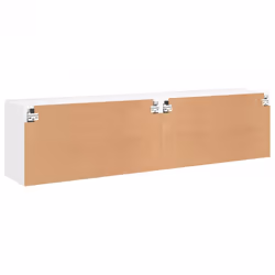 vidaXL TV Cabinets Wall-mounted Floating TV Unit Floating Shelves TV Stand - white, 80 x 30 x 41 cm/ 2 pcs - Additional view 8