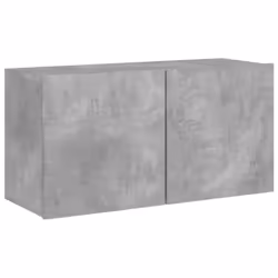 vidaXL TV Cabinets Wall-mounted Floating TV Unit Floating Shelves TV Stand - concrete grey, 80 x 30 x 41 cm/ 1 pcs