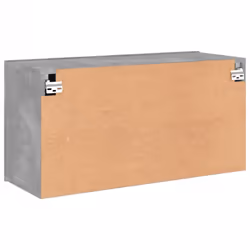 vidaXL TV Cabinets Wall-mounted Floating TV Unit Floating Shelves TV Stand - concrete grey, 80 x 30 x 41 cm/ 1 pcs - Additional view 7