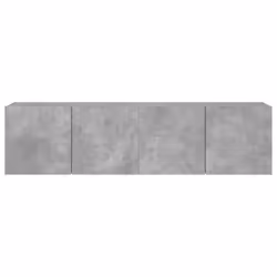 vidaXL TV Cabinets Wall-mounted Floating TV Unit Floating Shelves TV Stand - concrete grey, 80 x 30 x 41 cm/ 2 pcs - Additional view 6