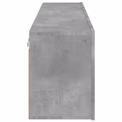 vidaXL TV Cabinets Wall-mounted Floating TV Unit Floating Shelves TV Stand - concrete grey, 80 x 30 x 41 cm/ 2 pcs - Additional view 7