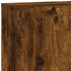 vidaXL TV Cabinets Wall-mounted Floating TV Unit Floating Shelves TV Stand - smoked oak, 80 x 30 x 41 cm/ 2 pcs - Additional view 9