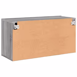 vidaXL TV Cabinets Wall-mounted Floating TV Unit Floating Shelves TV Stand - grey sonoma, 80 x 30 x 41 cm/ 1 pcs - Additional view 7