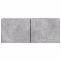 vidaXL TV Cabinets Wall-mounted Floating TV Unit Floating Shelves TV Stand - concrete grey, 100 x 30 x 41 cm/ 1 pcs - Additional view 5