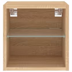 vidaXL TV Wall Cabinet with LED Lights Floating TV Unit TV Cabinet Sonoma Oak - Additional view 7