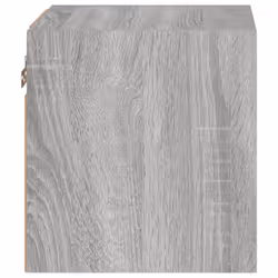 vidaXL TV Wall Cabinet with LED Lights Floating TV Unit TV Cabinet Grey Sonoma - Additional view 8