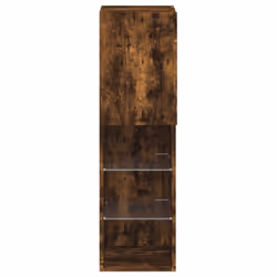 vidaXL TV Cabinets with LED Lights TV Stand TV Units Entertainment Centre - smoked oak, 30.5 x 30 x 102 cm/ 1 pcs - Additional view 8