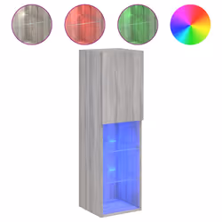 VidaXL 837025, Grey, Wood, Wood, 305 mm, 300 mm, 1020 mm