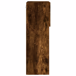 vidaXL TV Cabinets with LED Lights TV Stand TV Units Entertainment Centre - smoked oak, 40.5 x 30 x 90 cm/ 1 pcs - Additional view 9