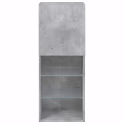 vidaXL TV Cabinets with LED Lights TV Stand TV Units Entertainment Centre - concrete grey - Additional view 8