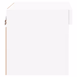 vidaXL Bedside Cabinets with LED Lights Wall-mounted Nightstand 2 pcs White - Additional view 9