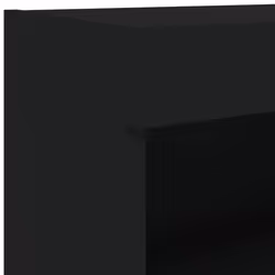 vidaXL TV Cabinet with LED Lights TV Stand Media Cabinet TV Console Unit Black - Additional view 10