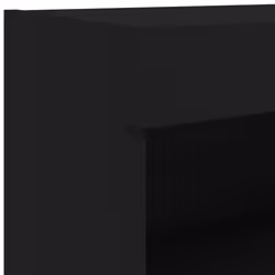 vidaXL TV Cabinets with LED Lights TV Stand Media Cabinet TV Unit 2 pcs Black - Additional view 10